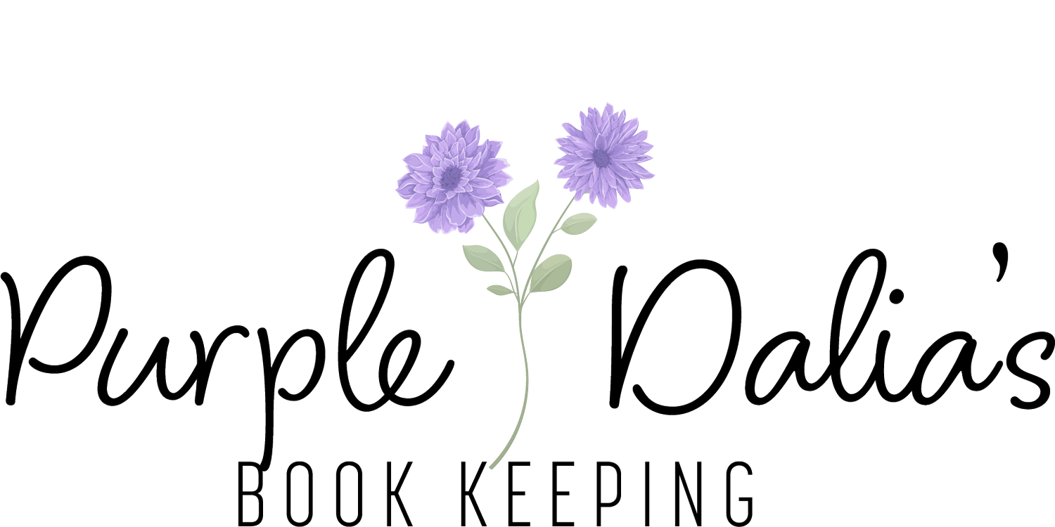 Purple Dalias Bookkeeping logo